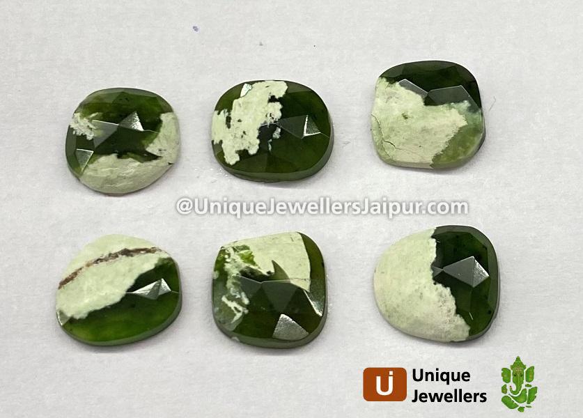 Chrome Chalcedony Rose Cut Slices